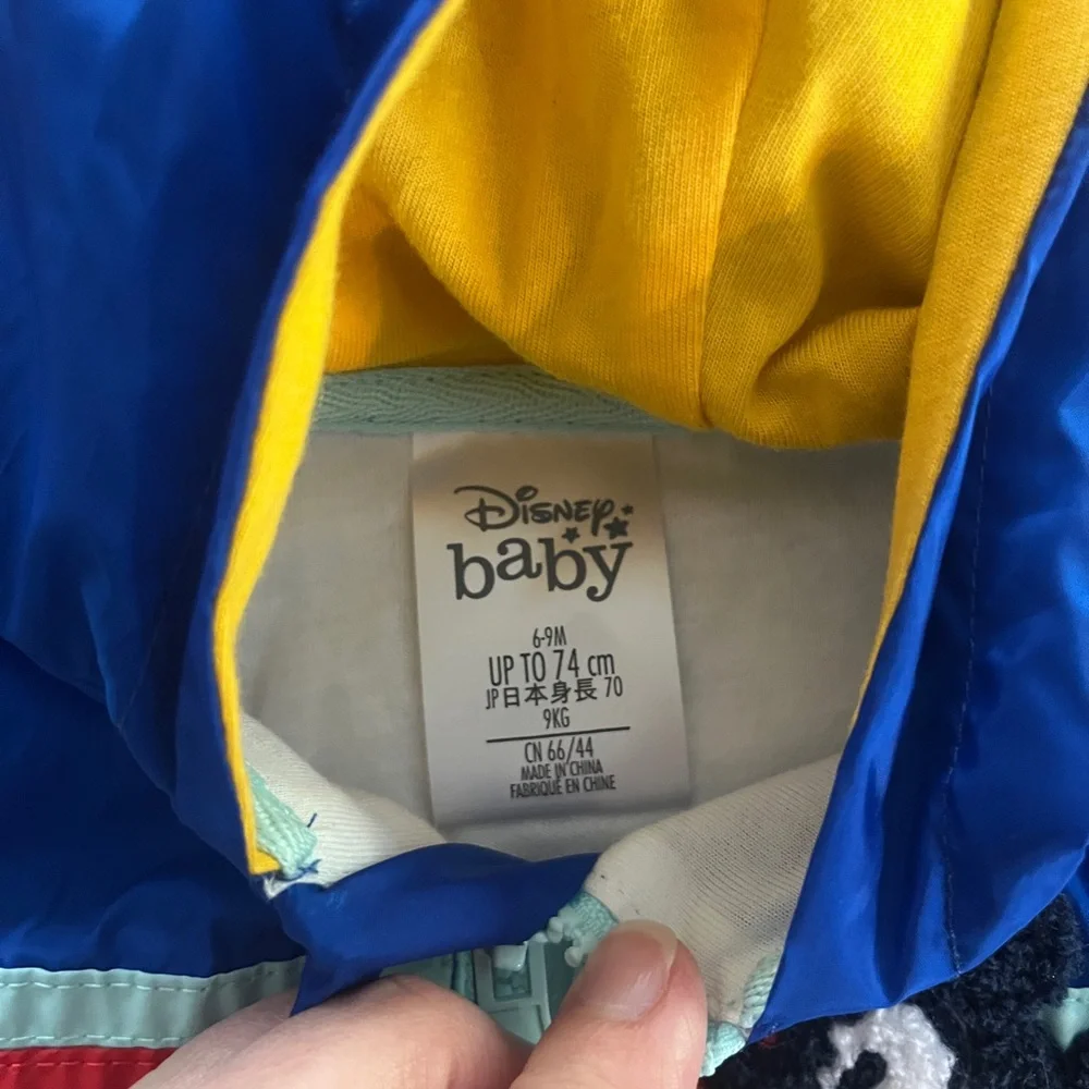 Disney Baby Mickey Mouse Jacket‎ Size 6-9 Months EUC